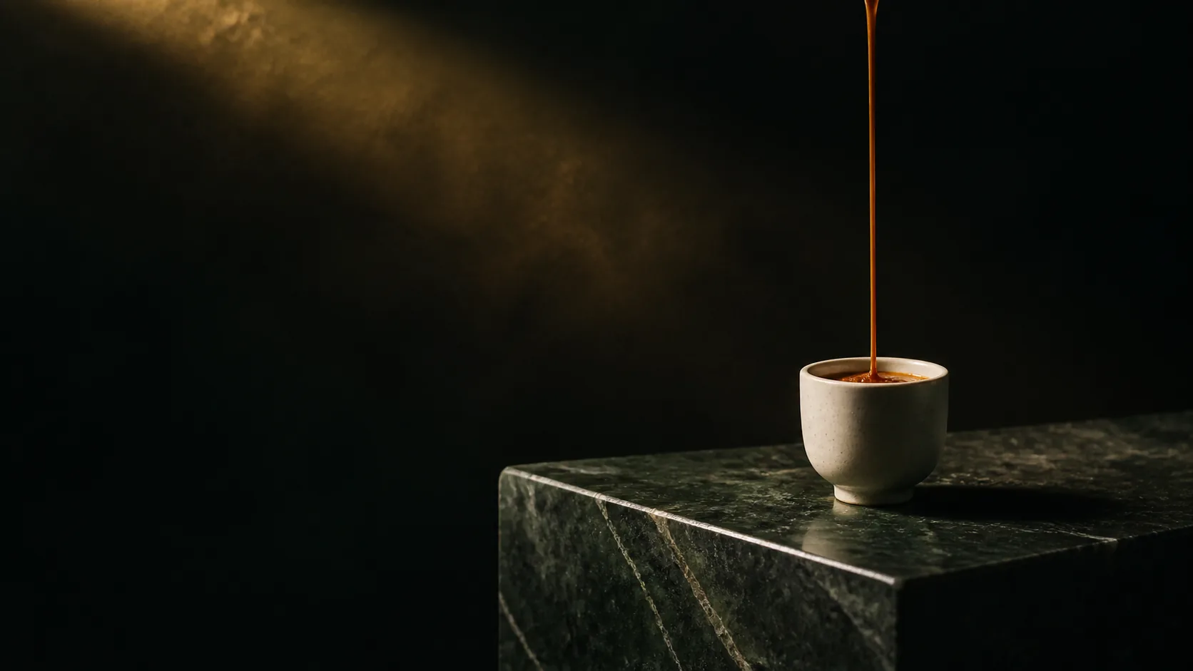 A essência Café Kroma em um espresso