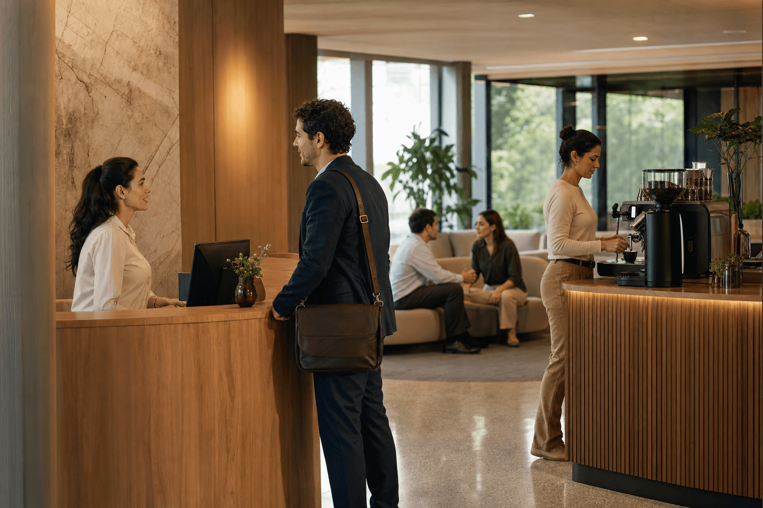 Experiência Café Kroma em um ambiente corporativo