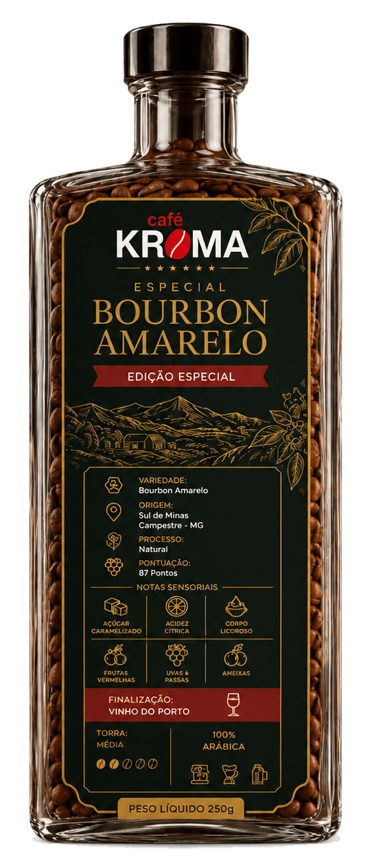 Café em Grãos Kroma Especial Bourbon Amarelo 250 g